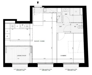  Appartement à vendre 2 pièces 56 m²