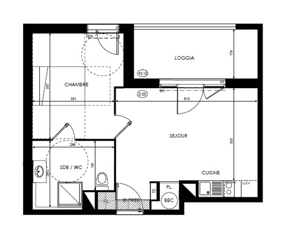 Location Appartement Appartement T2 avec parking et balcon à Montpellier Montpellier