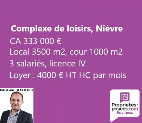 NEVERS - SOCIETE COMPLEXE DE LOISIRS, licence 4 363000 58000 Nevers