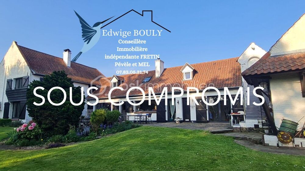 Rare sur Fretin Nouveauté ! Maison individuelle semi-plain pied de 290 m² - 6 chambres + double garage + jardin + dépendances +