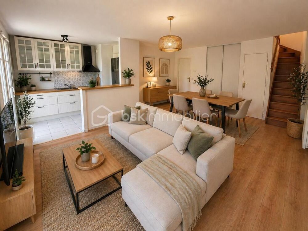COUP DE COEUR  DUPLEX DERNIER ÉTAGE  CENTRE MAGNY-LE-HONGRE  VUE PARC + PARKING