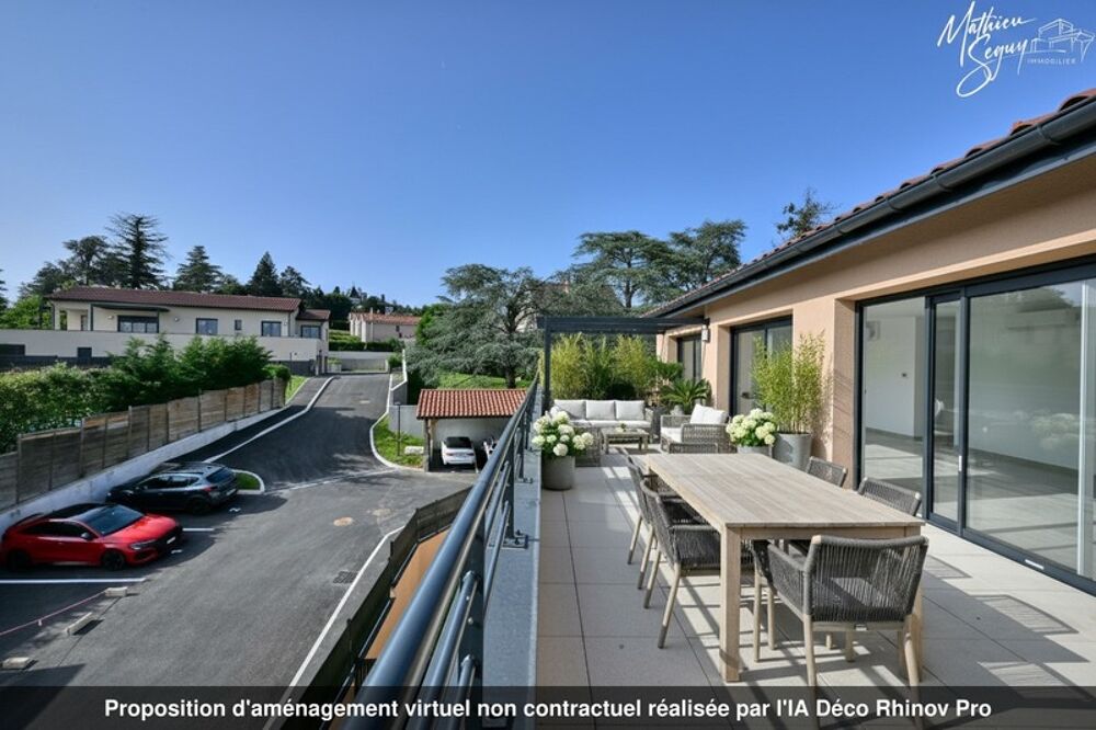 Vente Appartement Confort et Modernité au Rendez-vous ! Superbe Appartement Neuf de 5 Pièces Vaugneray