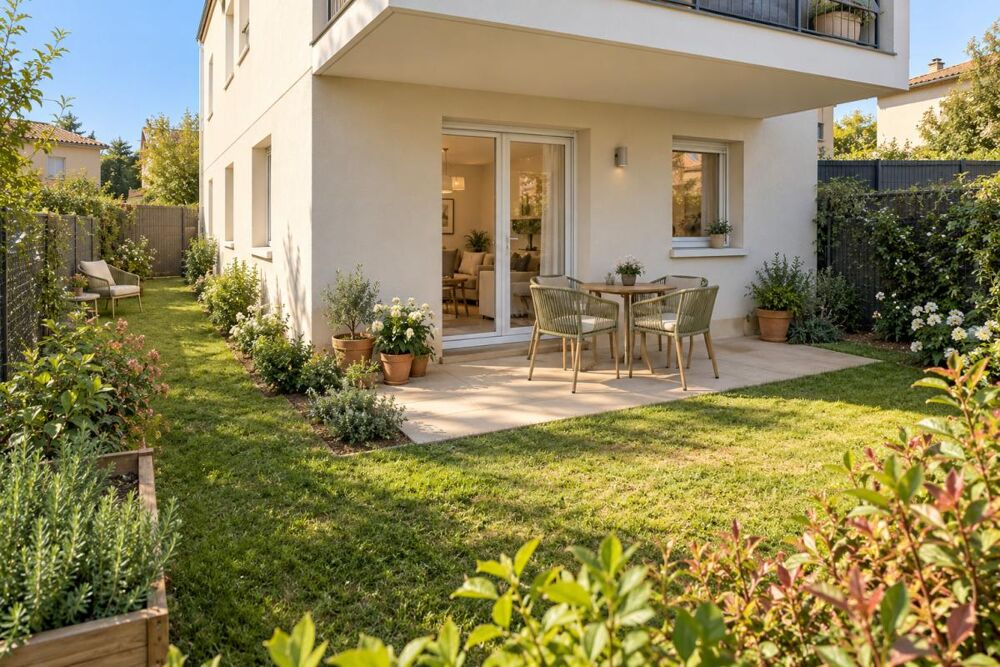 Vente Appartement **Deux chambres, une terrasse et votre jardin à Tresses** Tresses