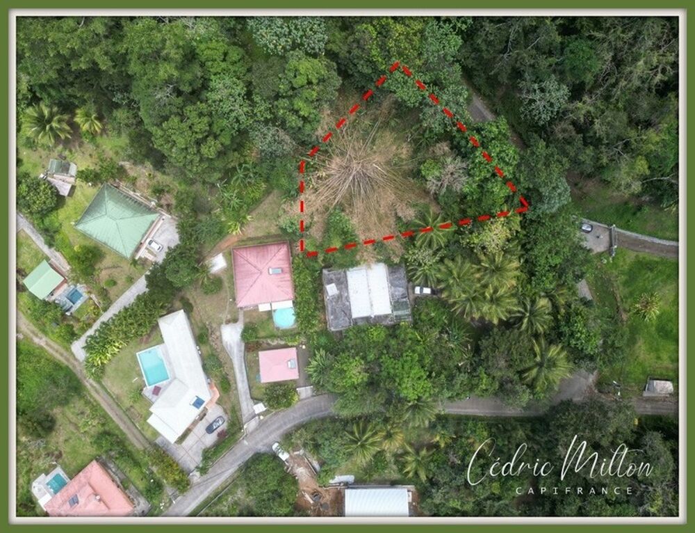 Vente Terrain Terrain de 1 000 m² vue mer – Anses-d'Arlet, quartier Cocoyers Les anses d arlets