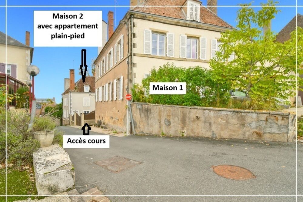 2 maisons + appartement indépendant + grange de 200 m²  Idéal famille ou projet de vie- DPE B (rare)