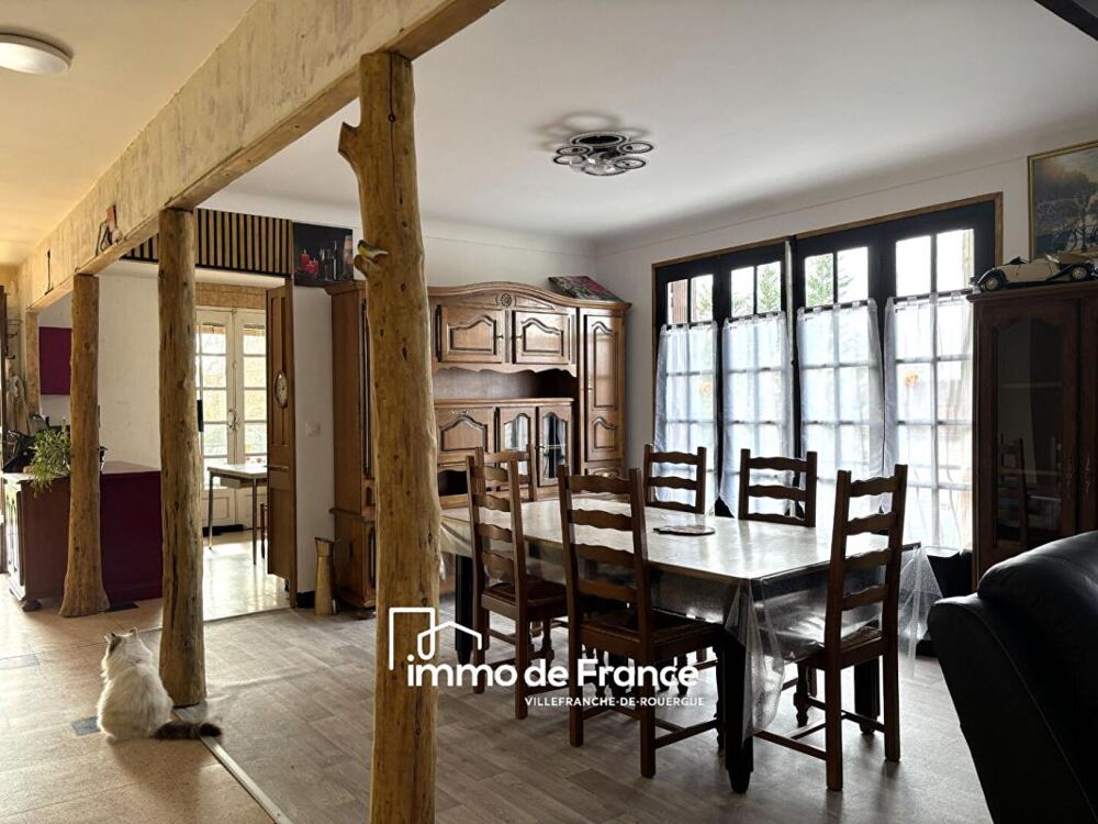 Vente Maison Maison 126 m² habitables, 4 chambres, 1382 m² de terrain Villefranche de rouergue