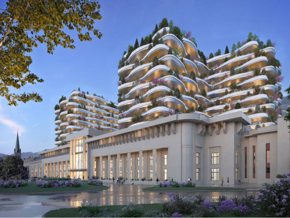 Le luxe dun appartement T6 dexception devient réalité. Les Nouveaux Thermes, AIX LES BAINS (73)