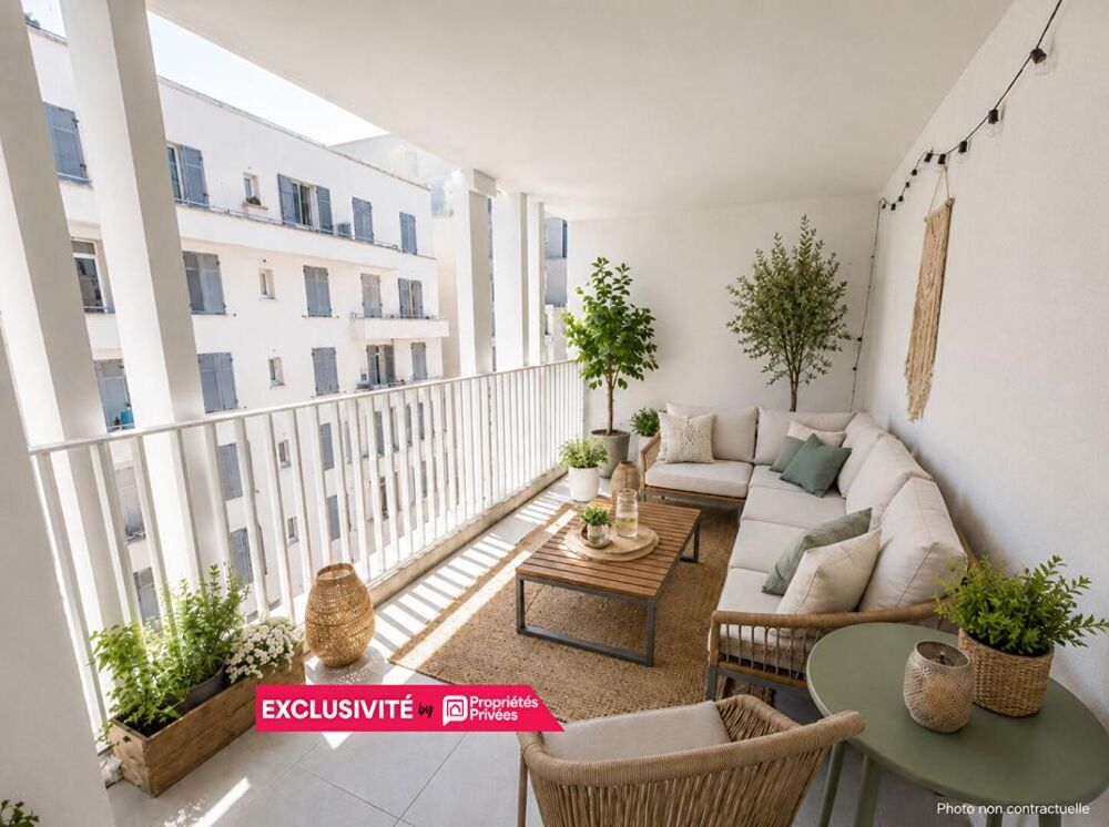 Vente Appartement Marseille 13002 Euroméditerranée - Appartement T3 - 73 m² avec terrasse et box Marseille 2