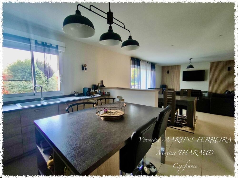 Maison plain-pied 4 chambres + piscine chauffée + dépendance 72 m²  Quincy