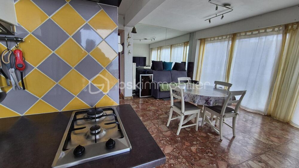 Vente Appartement A VENDRE APPARTEMENT T3 DE 56M² A SAINT CYPRIEN PLAGE - COTE PORT - VUE MER ET PORT DE PLAISANCE - DEUX CHAMBRES - LOGGIA - PARK Saint cyprien