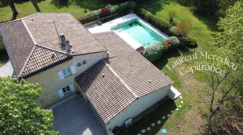 Vente Maison Magnifique demeure en pierre avec grand jardin, piscine & espace professionnel Ambares et lagrave
