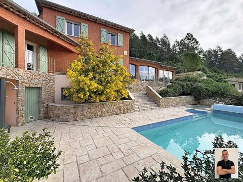   VINS-SUR-CARAMY  Propri�t� familiale avec vue panoramique, piscine � d�bordement et 6 300 m� de terrain Maison - 6 pi�ce(s) - 200 m�