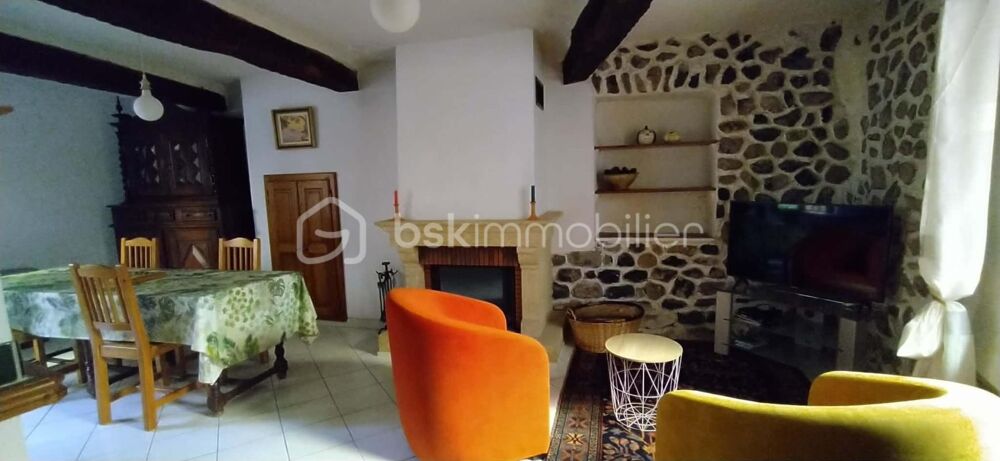 Maison de 100m² - 3 chambres - accès véhicule, cave 35m² - Coeur de THOARD