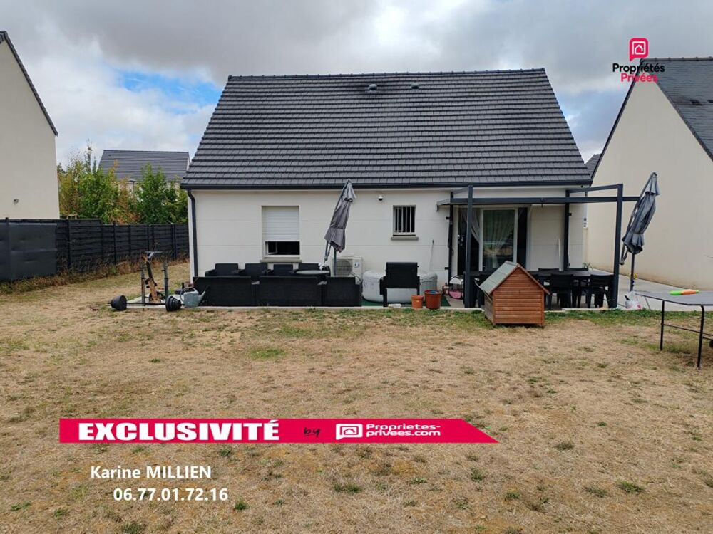 Vente Maison SAINT LUBIN DES JONCHERETS 28350 Maison individuelle de plain-pied - 2 chambres - 1 bureau - Terrain - 163000  HAI Saint lubin des joncherets