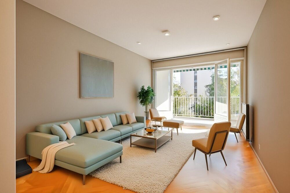 SAINTE FOY LES LYON - Bd de l'Europe- Appartement T3 de 68m² avec balcon, place de stationnement extérieure et cave