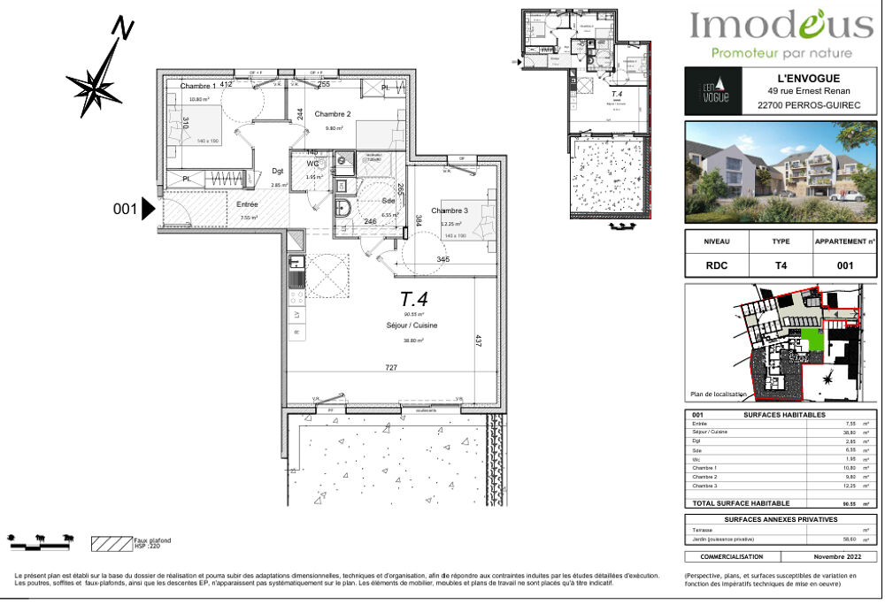 Dernières opportunités 6 Appartements 3T3 et 3T4