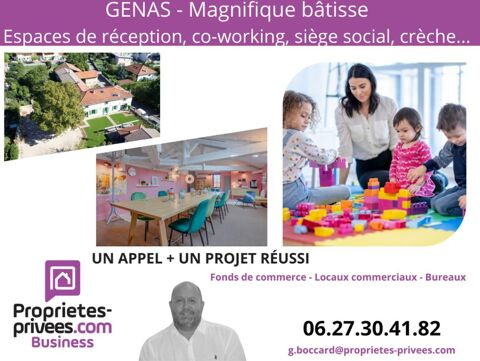 69740 GENAS - Murs commerciaux 345 m&sup2;, Terrain 1.281 m&sup2; 1610000 69740 Genas