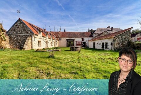 Dpt Marne (51), à vendre LE GAULT SOIGNY maison fermette P4, grange, dépendance et potentiel d'agrandissement terrain 1423m 225000 Le Gault-Soigny (51210)