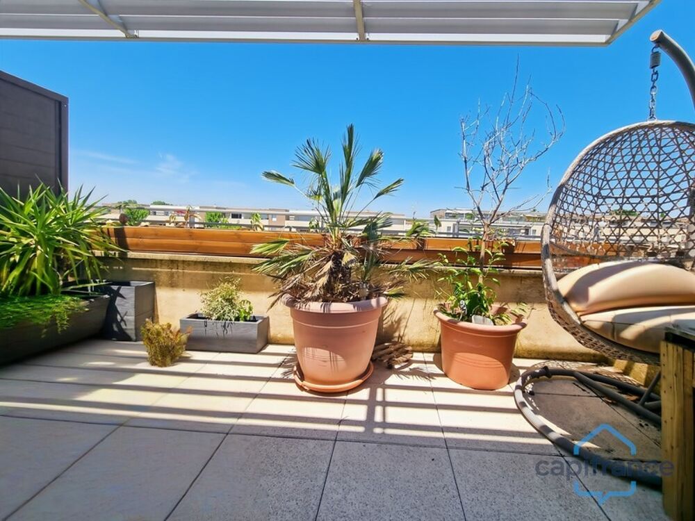 Vente Appartement Appartement récent au dernier étage, 2 pièces de 50m² + 2 Terrasses + Garage – A vendre sur CASTRIES (34) Castries