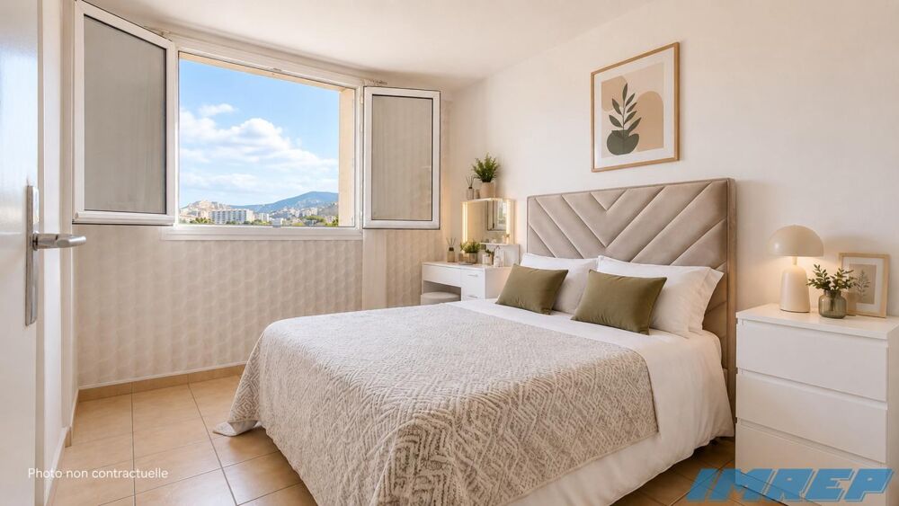 Vente Appartement T3 lumineux 49 m² étage élevé Balcon fermé parking 13009 Marseille 9