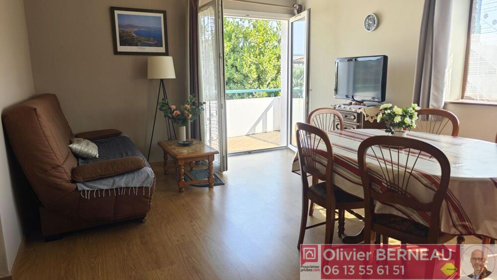 Vente Appartement Hendaye ville 2 pièce(s) 41 m2 avec balcon Hendaye