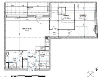  Appartement à vendre 3 pièces 68 m²