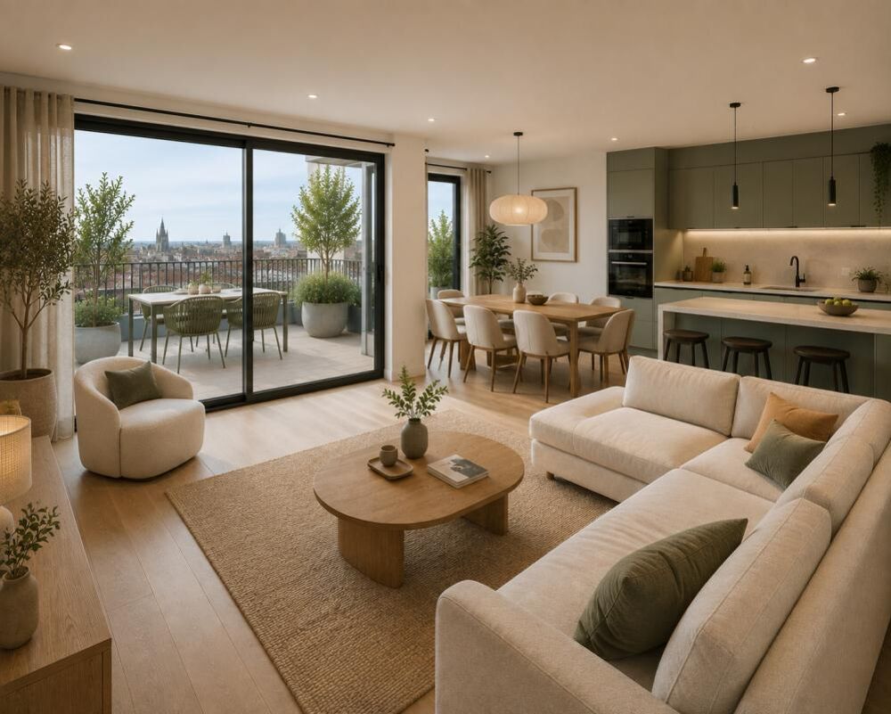 *Appartement 4pièces - 44 m² de SÉJOUR - TROIS TERRASSES - Parking