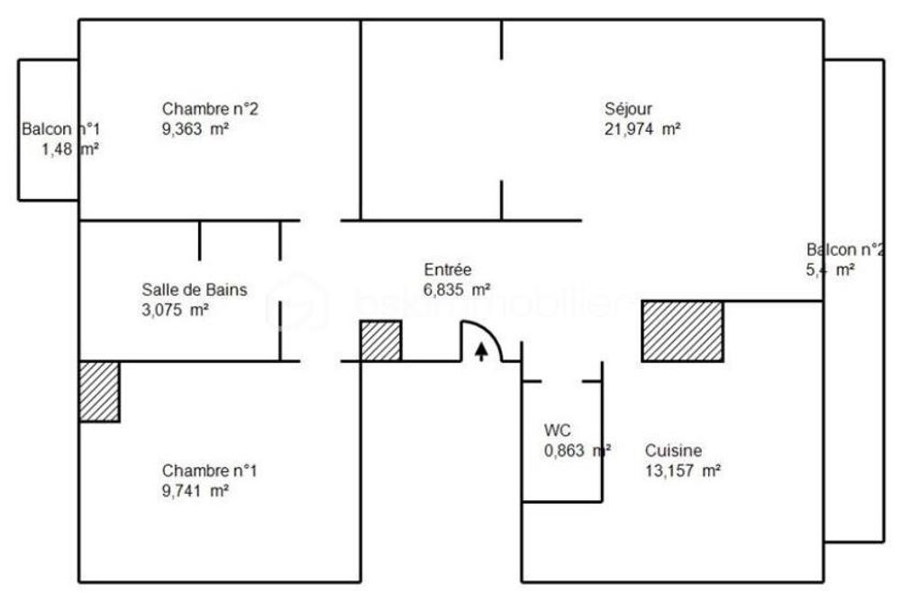 Vente Appartement Quadruple exposition avec balcons, garage et cave Grenoble