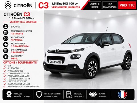 Annonce voiture Citroën C3 7500 €