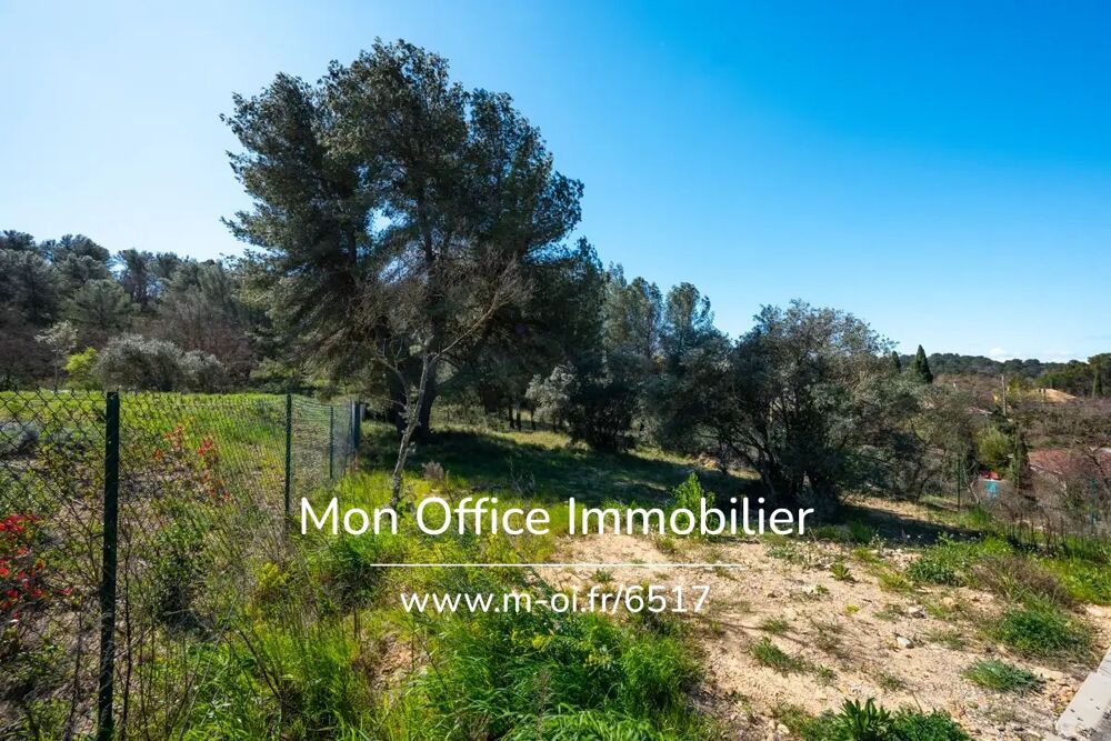 Vente Terrain Référence : 6517-ABO. - Terrain à bâtir de 1060 m2 piscinable, calme et sécurisé , permis purgé pour maison de 144 m2 Aix en provence