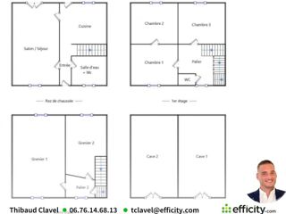  Maison � vendre 4 pi�ces 97 m�