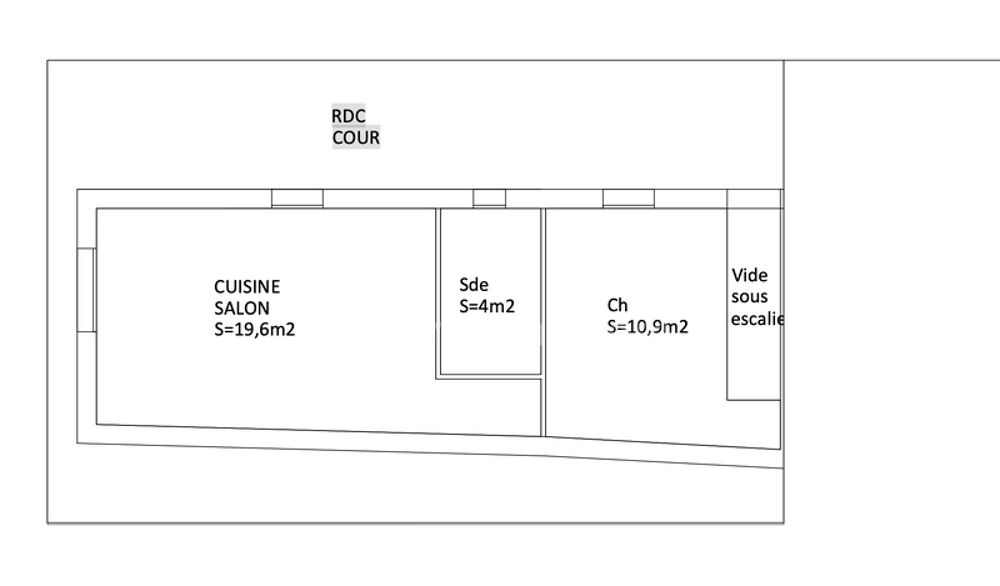 Maison Type 2 avec terrasse  Idéal investisseur !