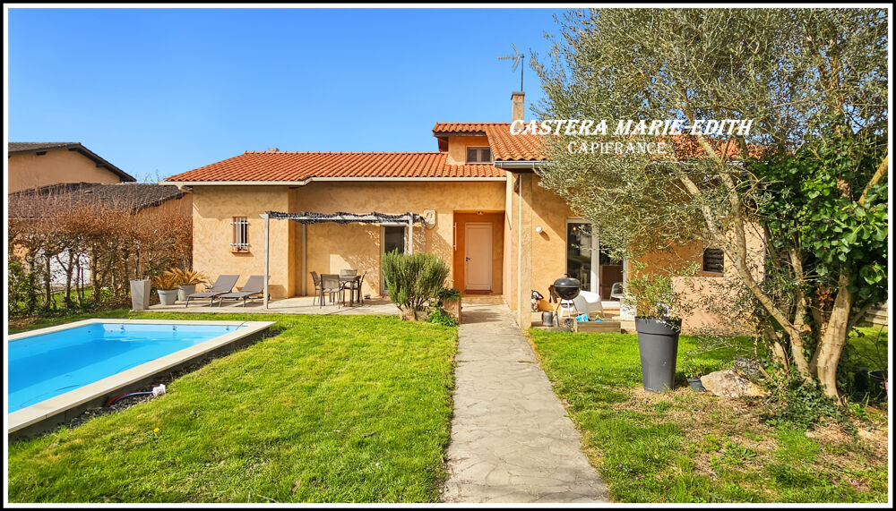 Vente Maison Maison PLAIN-PIED 110,23 M² - 6 pièces - 3 chambres + Mezzanine -Garage - Piscine neuve - PARCELLE 949 M² SEGOUFIELLE (32) Segoufielle