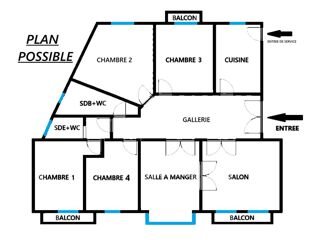  Appartement � vendre 5 pi�ces 135 m�