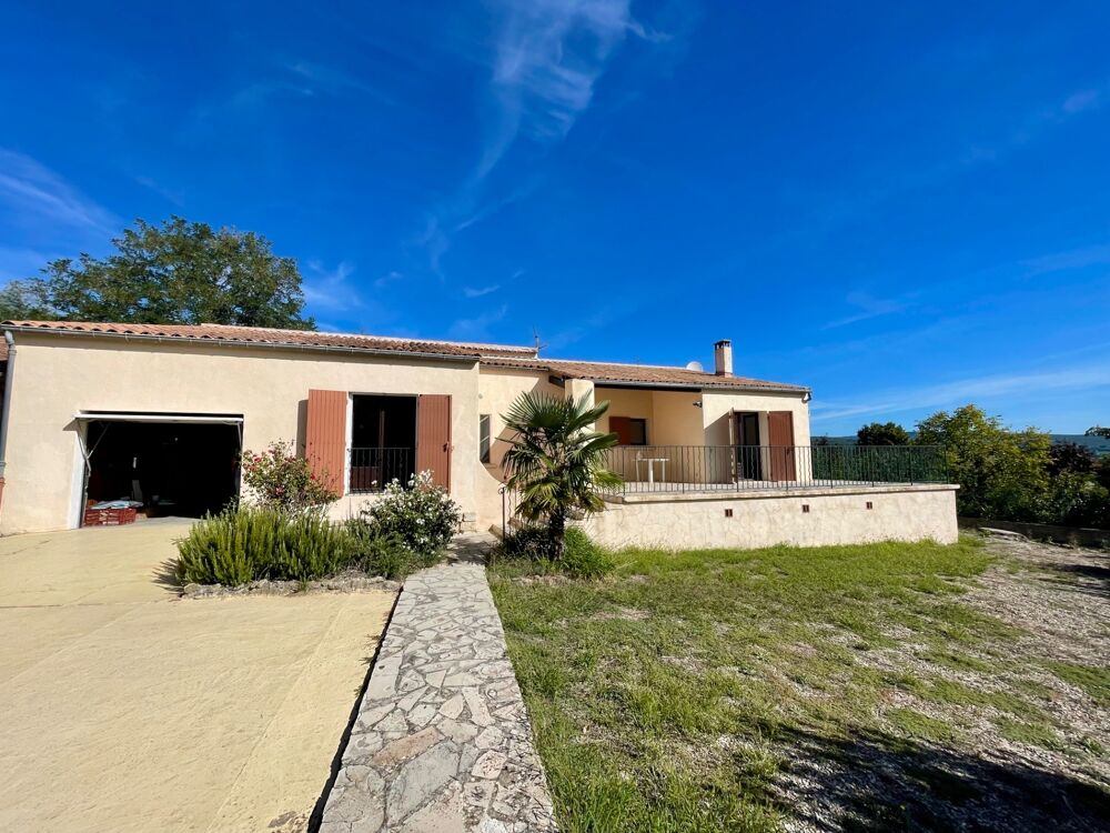 Vente Maison Céreste (04)  Villa de plain-pied 128 m², 4 chambres, garage et terrain 840 m² Cereste