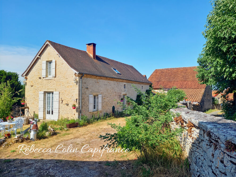 Charmant ensemble immobilier en pierre. Calme absolu en Périgord Noir