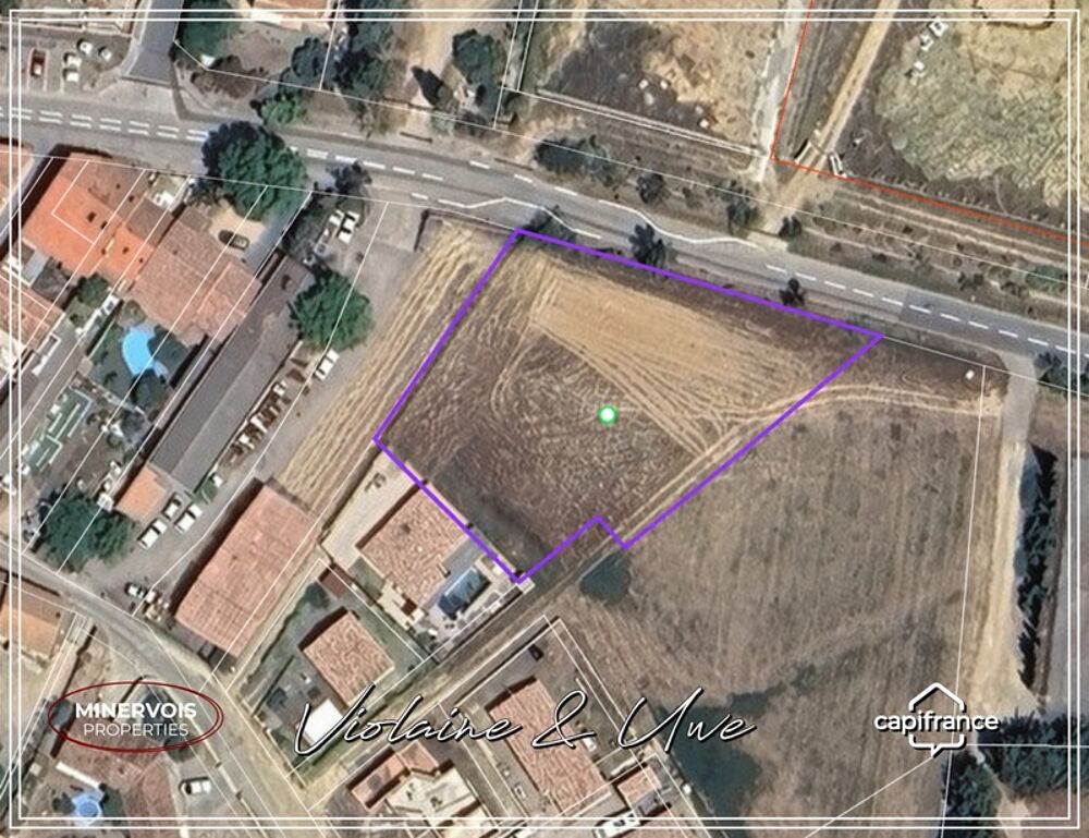 Vente Terrain **Terrain 2005 m² à vendre – Cesseras (34210) – divisible – beau potentiel** Cesseras