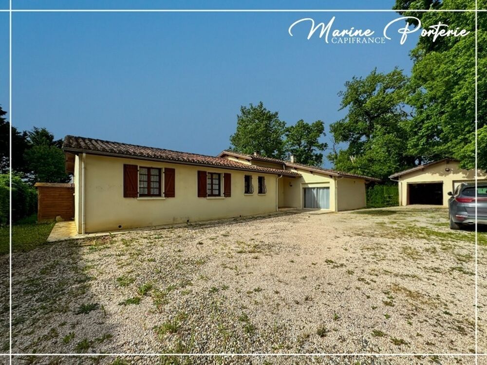 Vente Maison ? À vendre – Maison de plain-pied 160 m² avec piscine, garage et grand terrain – Castéra-Verduzan Castera verduzan