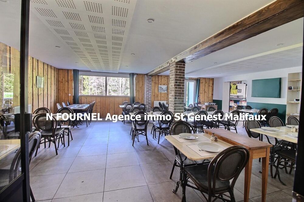 Vente Immeuble EN EXCLUSIVITE SAINT GENEST MALIFAUX À VENDRE : MURS ET FONDS DE COMMERCE RESTAURANT ? AVEC APPARTEMENT PRIVATIF AU DESSUS Saint genest malifaux