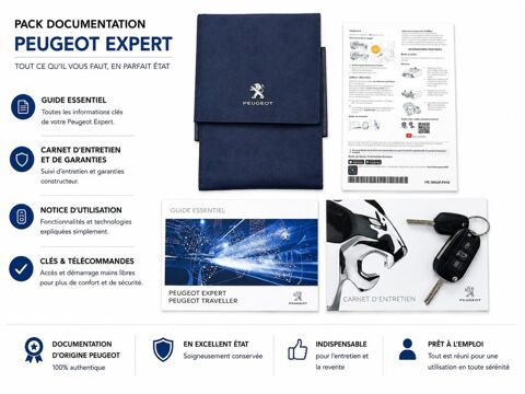 Expert 1&deg; Main / 2L B HDI 120cv Pack Premium CLIM/REGUL/LIMIT idem 2020 occasion 60430 Abbecourt