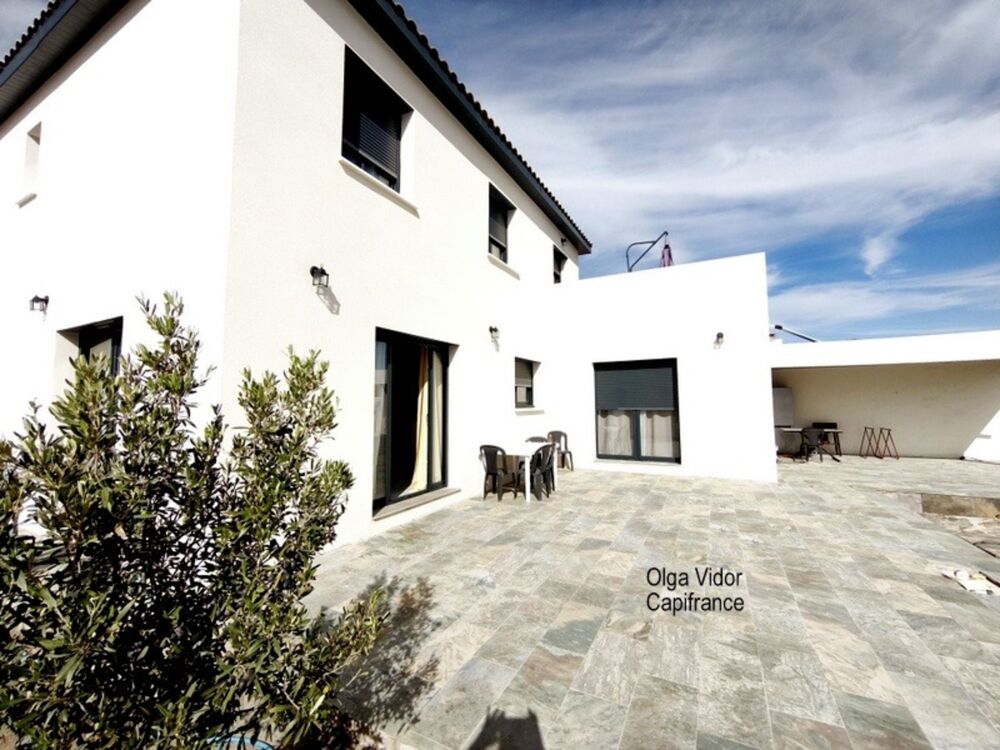 Vente Maison Villa contemporaine 6 pièces BEZIERS (34) GARAGE - PISCINE - PLACES DE PARKING EXTERIEUR- surface au sol 155 m² environ Beziers