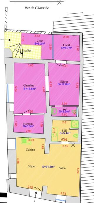  Immeuble � vendre 11 pi�ces 260 m�