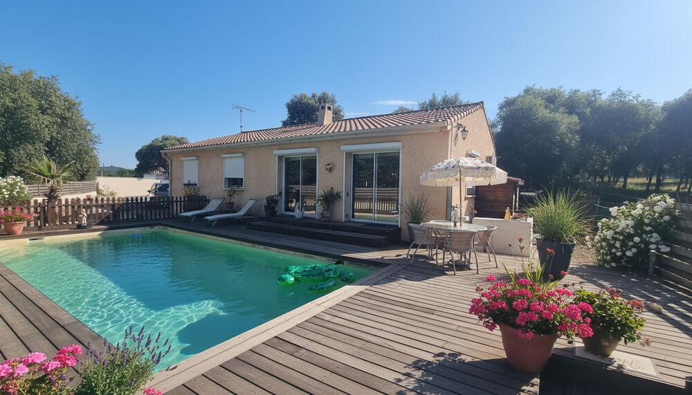 Agréable Villa Quissac 4 pièces 108 m2 avec piscine sur 923 M2 de terrain