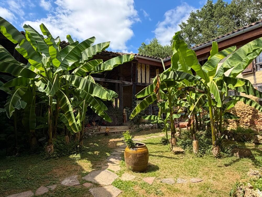 Domaine plein de charme de 250M2 avec dépendances, gîtes dans un écrin de verdure Proche de MONT DE MARSAN au HOUGA