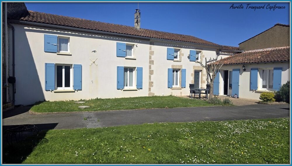 Vente Maison Maison à vendre 6 pièces proche de AULNAY (17), vie PLAIN PIED avec DEPENDANCE environ 100m² Aulnay