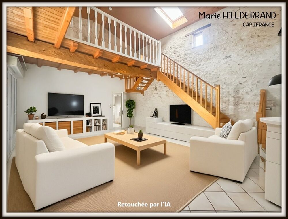 Maison de village de 120m² habitable sans jardin