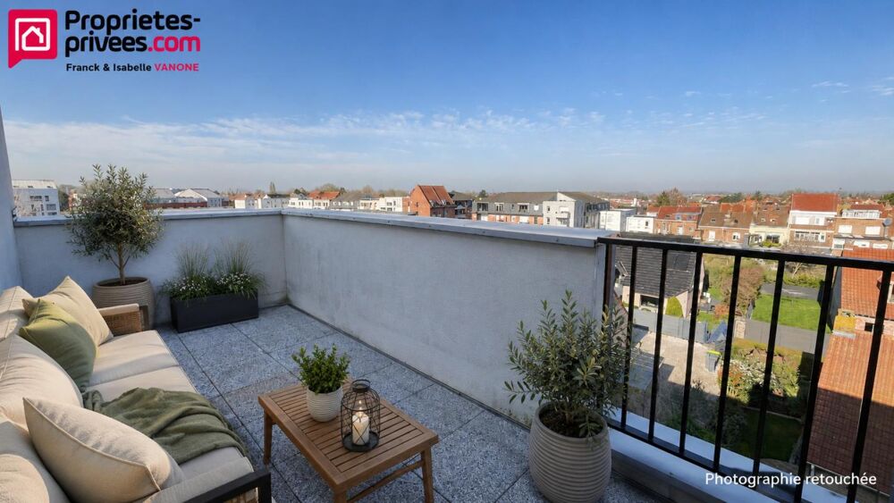 DERNIER ETAGE BEAU T2 AU CALME - 38m² - grand balcon - place de parking