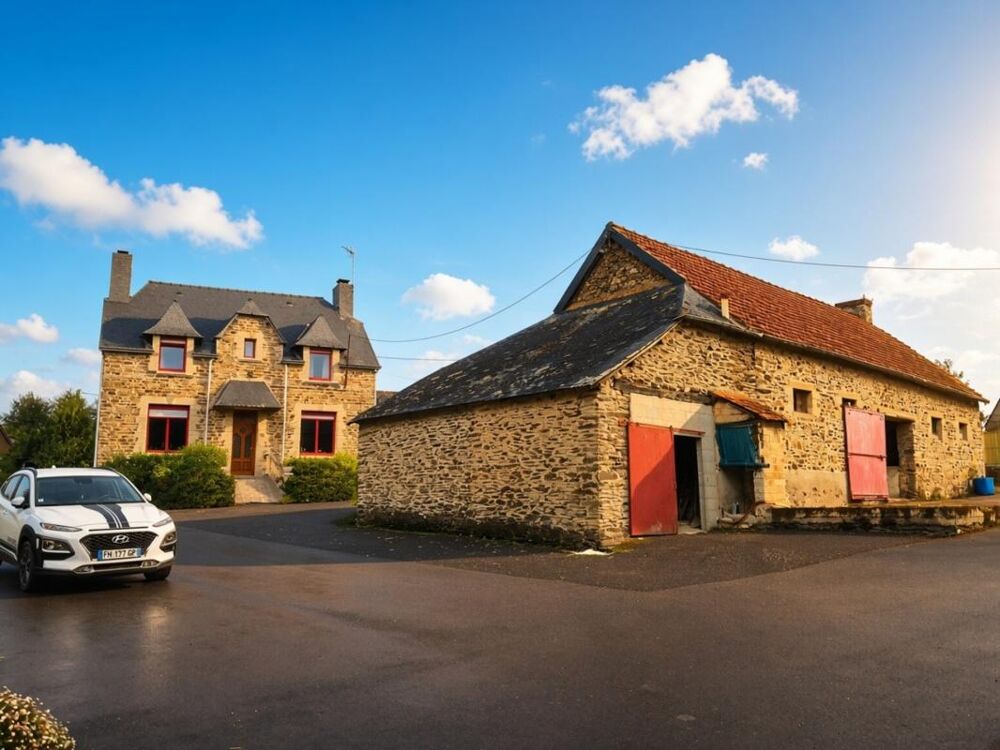 Vente Maison Propriété pleine de charme avec dépendances, mare, bois et ruisseau Loudeac