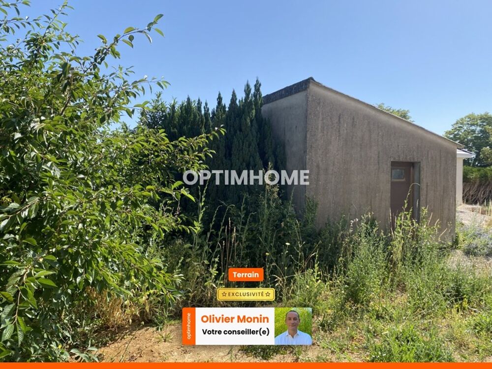 Vente Terrain Terrain à bâtir de 400,00 m² avec garage de 60 m2 existant, libre constructeur Saulon la chapelle