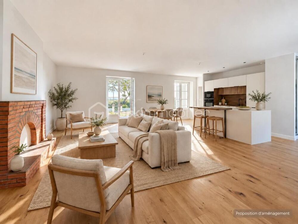 Vente Maison BARBÂTRE – MAISON RÉNOVÉE À QUELQUES MINUTES À PIED DE LA PLAGE – 121 M² – 3 CHAMBRES + DÉPENDANCES Barbatre